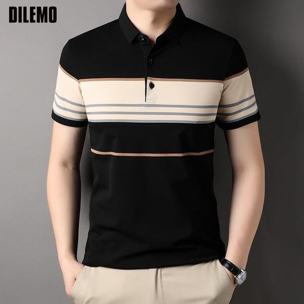 men's polos grade yarndyed process cotton fashions polo shirt for men summer luxury brand short sleeve casual clothing 230821, White;black
men's polos grade yarndyed process cotton fashions polo shirt for men summer luxury brand short sleeve casual clothing 230821, White;black