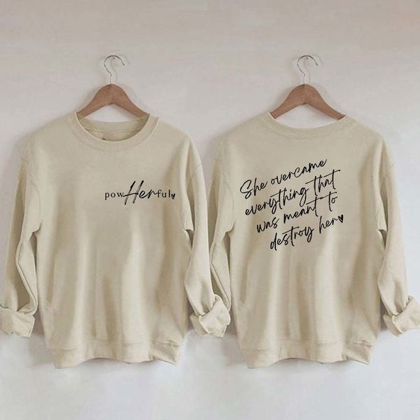 women s t shirt rheaclots powherful printed female cute long sleeves sweatshirt 230821, White
women s t shirt rheaclots powherful printed female cute long sleeves sweatshirt 230821, White