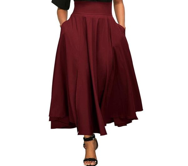women retro skirts solid pleated elastic high waist lace up bow elegant skirt autumn long vintage skirt side split with pockets6352603, Black
women retro skirts solid pleated elastic high waist lace up bow elegant skirt autumn long vintage skirt side split with pockets6352603, Black