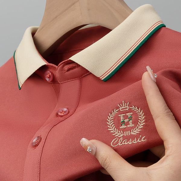 men's polos summer men polo shirts short sleeve turndown collar tshirts embroidered 230821, White;black
men's polos summer men polo shirts short sleeve turndown collar tshirts embroidered 230821, White;black