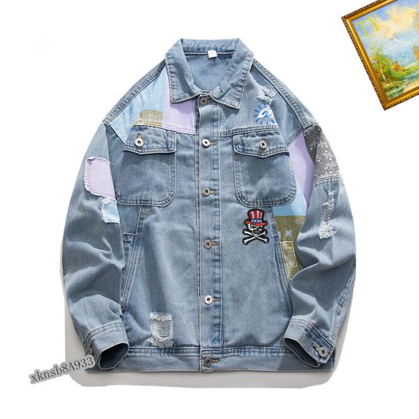 2023 autumn winter men's denim jackets stand collar zipper embroidery casual slim short men's coats jk23004, Black;brown
2023 autumn winter men's denim jackets stand collar zipper embroidery casual slim short men's coats jk23004, Black;brown