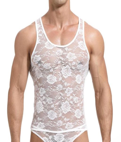 lace mens tank transparent mesh singlet underwear gay exotic home lounge sleep wear undershirt summer vest3770843, White;black
lace mens tank transparent mesh singlet underwear gay exotic home lounge sleep wear undershirt summer vest3770843, White;black