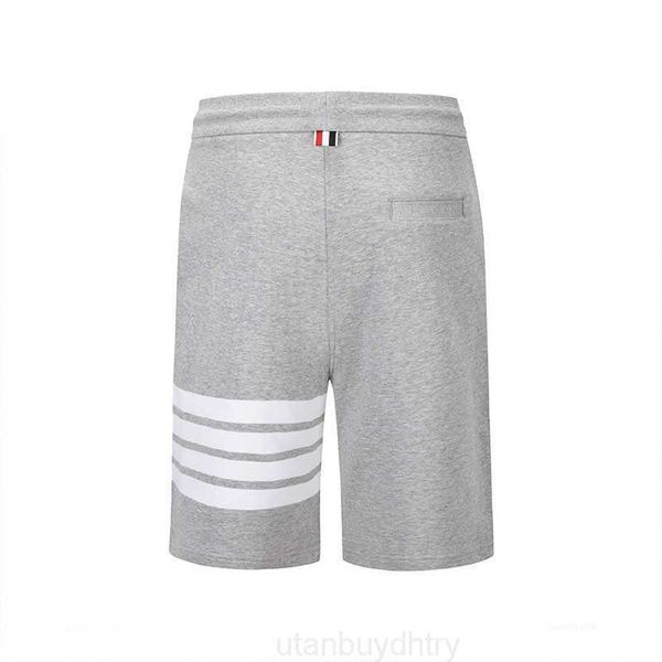 tb thom men's shorts luxury brand summer pants classic cotton 4-bar stripe light grey shorptants sport casual harajuku tb shorts, White;black
tb thom men's shorts luxury brand summer pants classic cotton 4-bar stripe light grey shorptants sport casual harajuku tb shorts, White;black