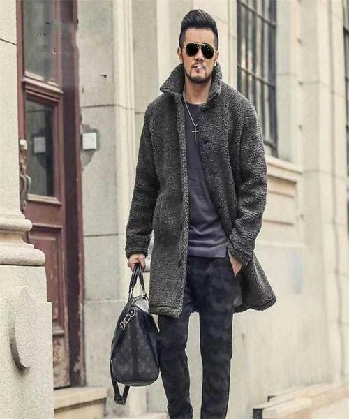 winter grey thick fleece men long outwear overcoat warm cotton men039s casual teddy woolen warm coat brand male outerwear s7xl8281659, Black
winter grey thick fleece men long outwear overcoat warm cotton men039s casual teddy woolen warm coat brand male outerwear s7xl8281659, Black