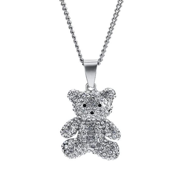 men women rhinestone bear pendant necklace fashion hip hop jewelry gold silver stainless steel chain punk designer necklaces for m7526132
men women rhinestone bear pendant necklace fashion hip hop jewelry gold silver stainless steel chain punk designer necklaces for m7526132