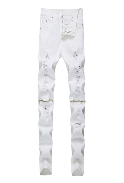 new fashion mens knee zipper ripped jeans cotton white elastic slim men motorcycle denim joggers skinny jeans9935842, Blue
new fashion mens knee zipper ripped jeans cotton white elastic slim men motorcycle denim joggers skinny jeans9935842, Blue