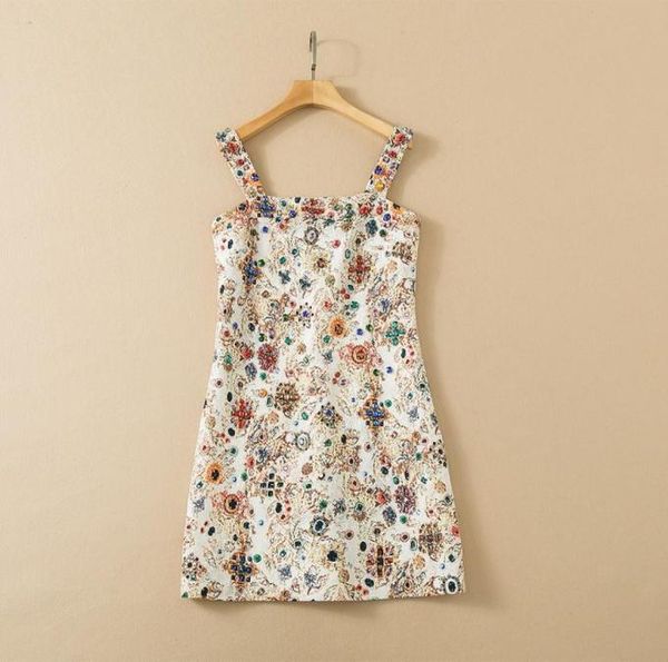 1120 2022 spring summer brand same style dress sleeveless spaghetti strap a line above knee luxury womens clothes flora print sh4771866, Black
1120 2022 spring summer brand same style dress sleeveless spaghetti strap a line above knee luxury womens clothes flora print sh4771866, Black
