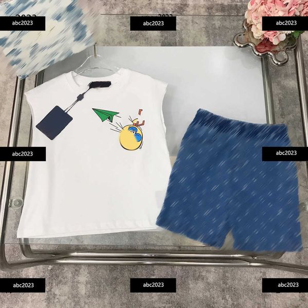 new tracksuits kids designer tees sets baby clothes 2pcs cartoon printed sleeveless vest and denim shorts #multiple product, White
new tracksuits kids designer tees sets baby clothes 2pcs cartoon printed sleeveless vest and denim shorts #multiple product, White