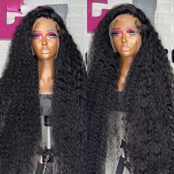 250 Density Brazilian Front Human Hair 13x4 Kinky Curly Frontal Wig Deep Wave Transparent Lace Wigs Synthetic, U10
250 Density Brazilian Front Human Hair 13x4 Kinky Curly Frontal Wig Deep Wave Transparent Lace Wigs Synthetic, U10