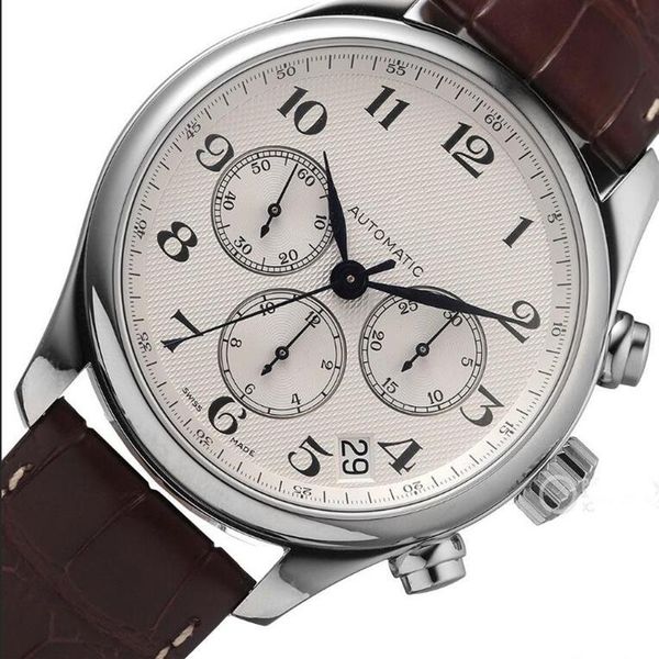 classic man watch luxury stainless steel luxury watch automatic watch man clock fashion business new watche234c, Slivery;brown
classic man watch luxury stainless steel luxury watch automatic watch man clock fashion business new watche234c, Slivery;brown