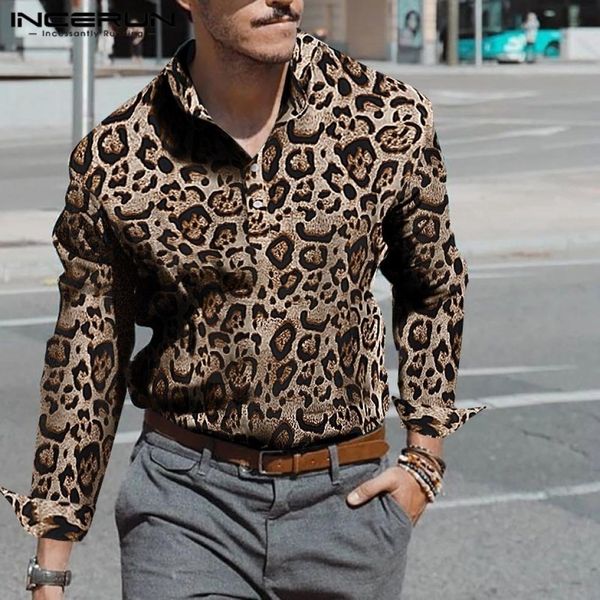 incerun men dress shirt leopard print high street long sleeve handsome stand collar camisa chic business male brand shirts y2004089761677, White;black
incerun men dress shirt leopard print high street long sleeve handsome stand collar camisa chic business male brand shirts y2004089761677, White;black