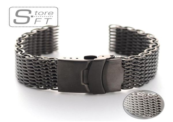 eache 22mm stainless steel mesh watch bracelet watchband 316 stainless steel 20mm 24mm silver black watch bands1255611, Black;brown
eache 22mm stainless steel mesh watch bracelet watchband 316 stainless steel 20mm 24mm silver black watch bands1255611, Black;brown