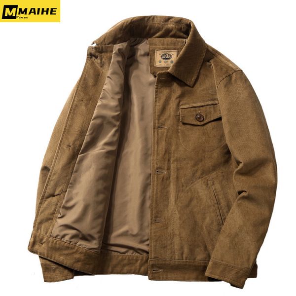 men s jackets corduroy outwear warm padded thermal fashion brand winter bomber cotton jacket coats casual mens clothing 2023 230821, Black;brown
men s jackets corduroy outwear warm padded thermal fashion brand winter bomber cotton jacket coats casual mens clothing 2023 230821, Black;brown