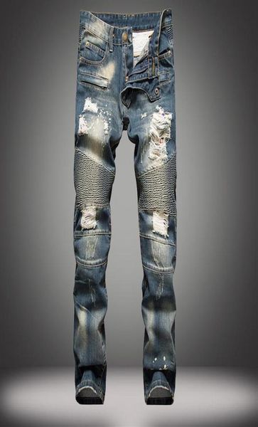 men fashion designer ripped biker jeans slim fit denim pants distressed joggers washed pleated blue jeans277b8859034
men fashion designer ripped biker jeans slim fit denim pants distressed joggers washed pleated blue jeans277b8859034