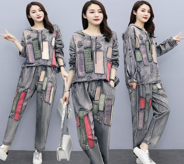 autumn female character printed hooded fleece hole haroun jeans twopiece sets women039s vintage denim sweatshirts two piece p7684520, White
autumn female character printed hooded fleece hole haroun jeans twopiece sets women039s vintage denim sweatshirts two piece p7684520, White