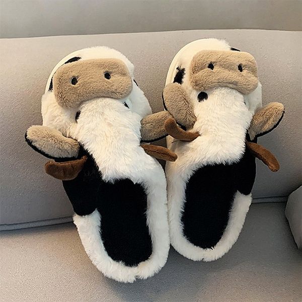 slippers milk cow fluffy fur slippers women closed toe plush home slippers winter warm bad bunny kawaii flat cute animal slides shoes 230818, Black
slippers milk cow fluffy fur slippers women closed toe plush home slippers winter warm bad bunny kawaii flat cute animal slides shoes 230818, Black