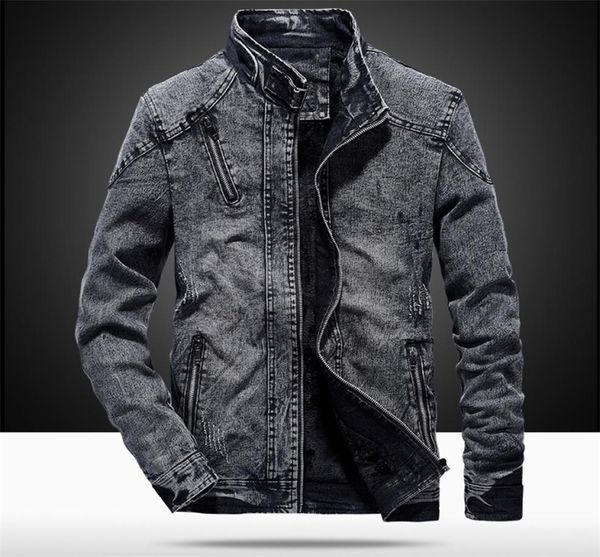 vintage denim jackets men slim fit solid color casual mens jeans coat fashion stand clothes for men black blue casaca hombre 201214891566, Black;brown
vintage denim jackets men slim fit solid color casual mens jeans coat fashion stand clothes for men black blue casaca hombre 201214891566, Black;brown