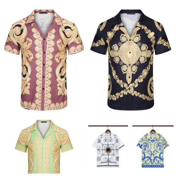 luxury designer shirts mens fashion geometric print bowling shirt hawaii floral casual shirts men slim fit short sleeve variety -3xl, White;black
luxury designer shirts mens fashion geometric print bowling shirt hawaii floral casual shirts men slim fit short sleeve variety -3xl, White;black