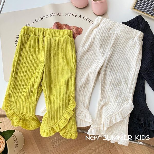 trousers korean summer infant girl pants cotton solid fluffy rufflrs flared pants elastic waist ankle length trouser for 0-6 kids 230821, Blue
trousers korean summer infant girl pants cotton solid fluffy rufflrs flared pants elastic waist ankle length trouser for 0-6 kids 230821, Blue