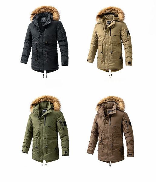 winter men's casual thick jacket men long style hooded fur collar parkas coat outerwear plus size m-4xl clothing shsh20bg23-81, Black;brown
winter men's casual thick jacket men long style hooded fur collar parkas coat outerwear plus size m-4xl clothing shsh20bg23-81, Black;brown