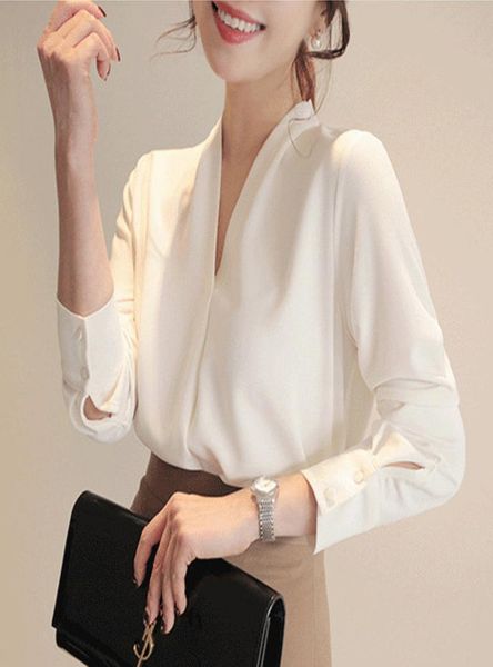 women shirts long sleeve solid white chiffon office blouse women clothes womens and blouses blusas mujer de moda a403 2203085880478
women shirts long sleeve solid white chiffon office blouse women clothes womens and blouses blusas mujer de moda a403 2203085880478