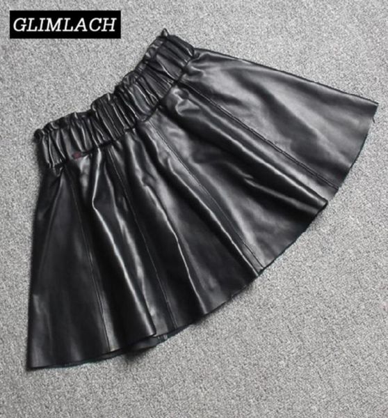 skirts genuine leather mini women elastic waist lambskin 100 real pleated aline ladies slim autumn skirt64352792416372, Black
skirts genuine leather mini women elastic waist lambskin 100 real pleated aline ladies slim autumn skirt64352792416372, Black