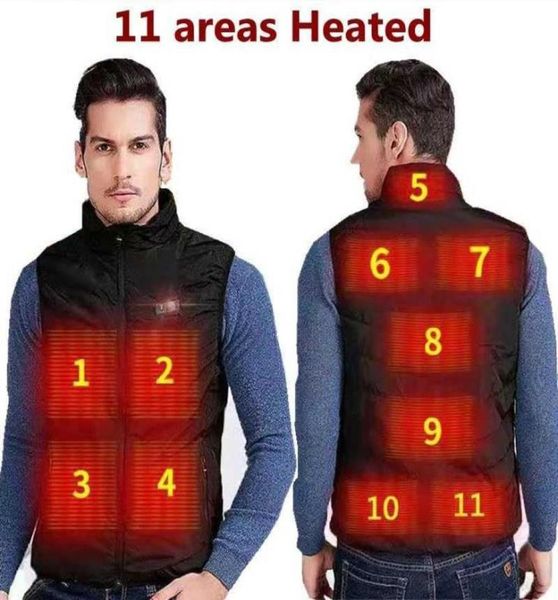9 areas heated vest jacket usb men winter electrical heated sleevless jacket outdoor fishing hunting vest 2110197452501, Black;white
9 areas heated vest jacket usb men winter electrical heated sleevless jacket outdoor fishing hunting vest 2110197452501, Black;white