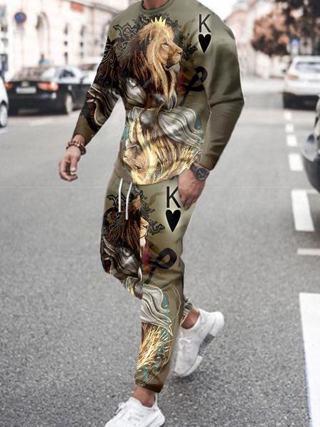 men s tracksuits the lion king 2 piece sets casual sportswear trousers suits men long sleeve autumn t shirt pant leisure outfits 230821, Gray
men s tracksuits the lion king 2 piece sets casual sportswear trousers suits men long sleeve autumn t shirt pant leisure outfits 230821, Gray