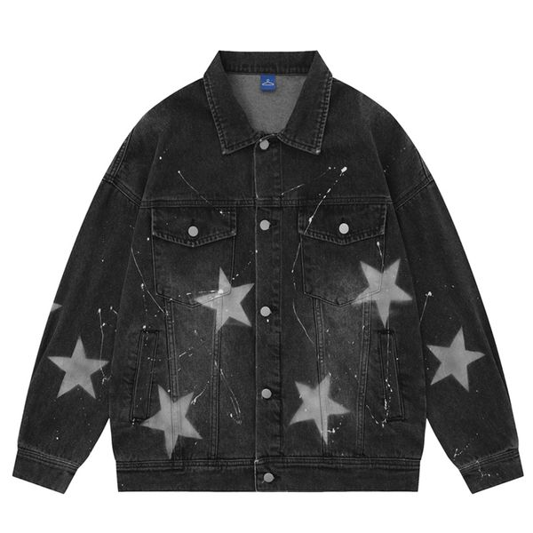 men s jackets five star printed tur down collar jean y2k men autumn denim jacket blue black streetwear clothes 230821, Black;brown
men s jackets five star printed tur down collar jean y2k men autumn denim jacket blue black streetwear clothes 230821, Black;brown