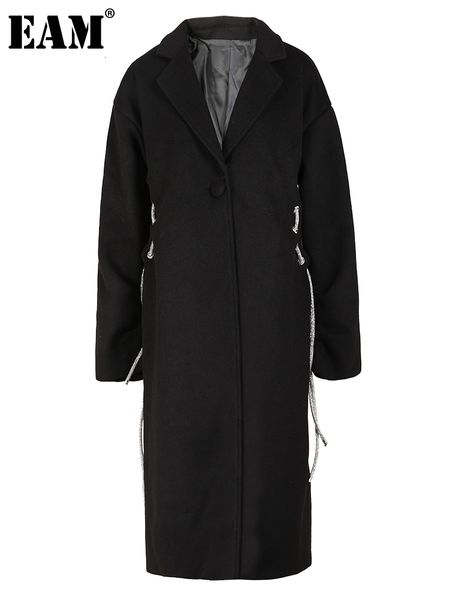 womens wool blends eam black waist hollow out big size woolen coat lapel long sleeve women jacket fashion autumn winter cp1941 230818
womens wool blends eam black waist hollow out big size woolen coat lapel long sleeve women jacket fashion autumn winter cp1941 230818