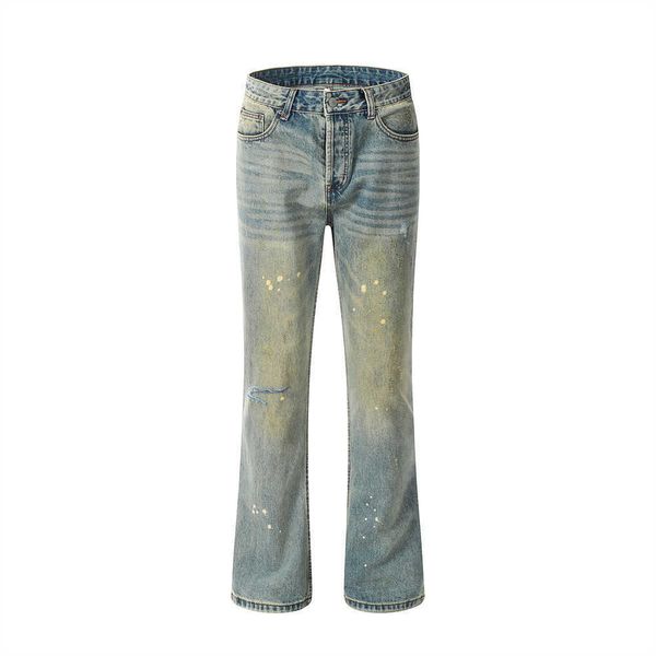 high street speckled hole jeans men's china-chic ins loose straight wide leg pants design sense dad long pants, Blue
high street speckled hole jeans men's china-chic ins loose straight wide leg pants design sense dad long pants, Blue