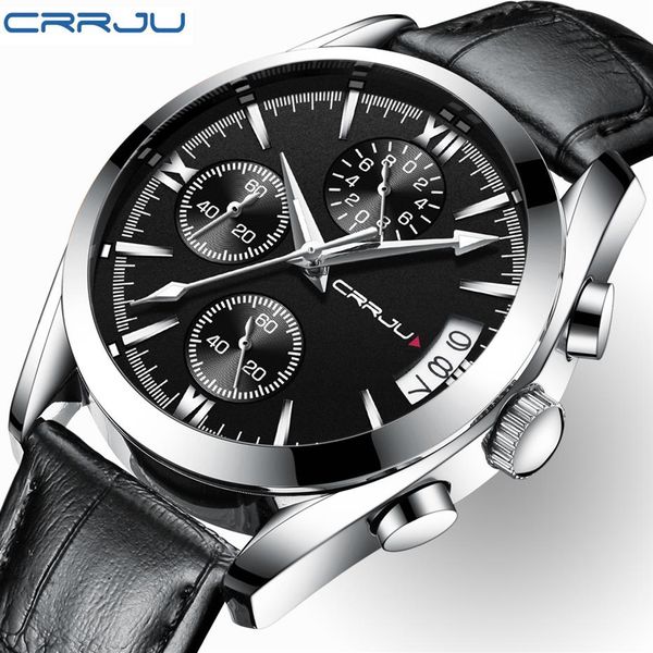 crrju watch mens watches brand luxury men casual leather waterproof chronograph men sport quartz clock relogio masculino207k, Slivery;brown
crrju watch mens watches brand luxury men casual leather waterproof chronograph men sport quartz clock relogio masculino207k, Slivery;brown