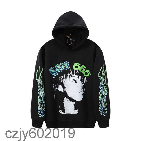23ss autumn/winter american fashion brand sp5der 5555555 portrait print men's and women's casual hooded and plush sweater, Black
23ss autumn/winter american fashion brand sp5der 5555555 portrait print men's and women's casual hooded and plush sweater, Black
