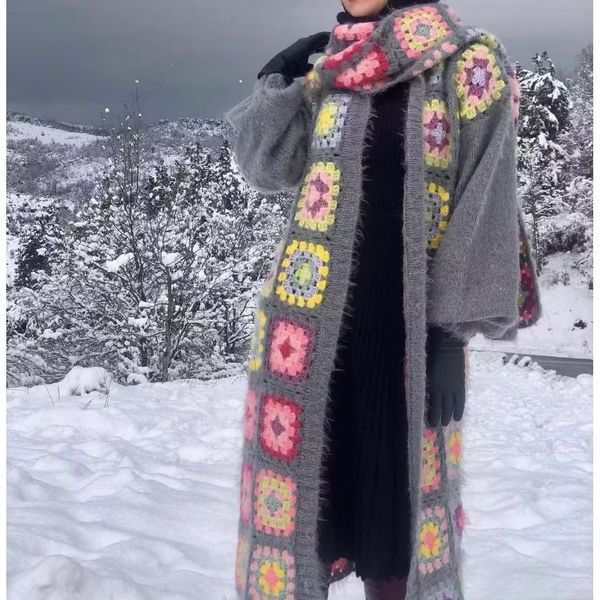 women's knits tees crochet knitted women xlong cardigans 2023 fall winter outerwear plaid hollow out workout casual loose sweater coats, White
women's knits tees crochet knitted women xlong cardigans 2023 fall winter outerwear plaid hollow out workout casual loose sweater coats, White