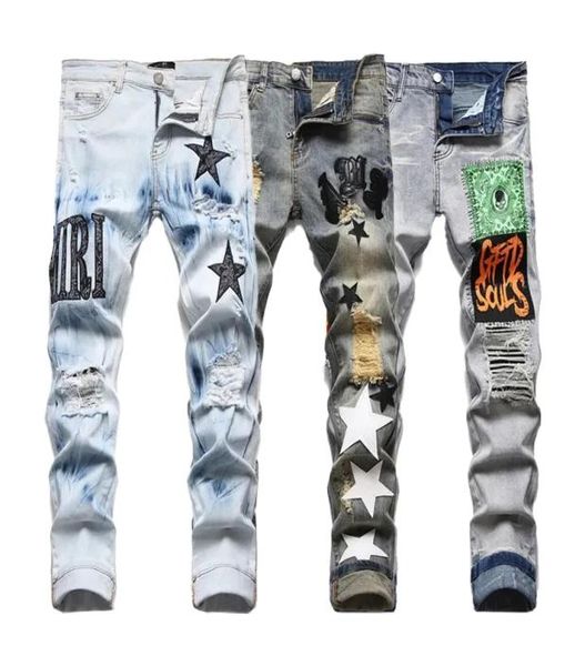 2023 designer mens jeans pants ripped high street fashion brand pantalones vaqueros para hombre motorcycle embroidery trendy long 3932203, Blue
2023 designer mens jeans pants ripped high street fashion brand pantalones vaqueros para hombre motorcycle embroidery trendy long 3932203, Blue