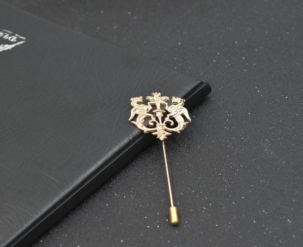 whole bronze gold silver tone classic hollow double lion lapel pins for men suit accessories stick brooch pins wedding party 4059146, Gray
whole bronze gold silver tone classic hollow double lion lapel pins for men suit accessories stick brooch pins wedding party 4059146, Gray