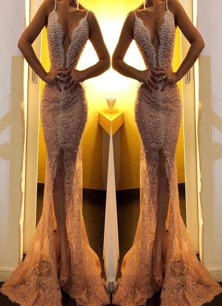 pink sheer lace mermaid prom evening dress 2019 vintage deep v neck high slit formal party gown pageant dresses plus size6121764, Black
pink sheer lace mermaid prom evening dress 2019 vintage deep v neck high slit formal party gown pageant dresses plus size6121764, Black