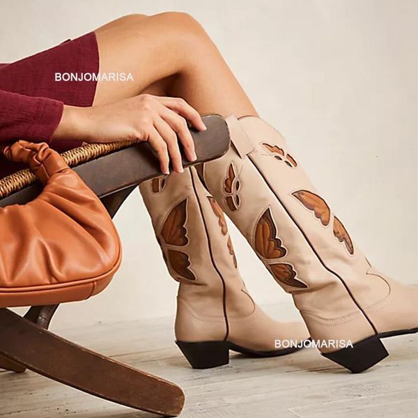 boot s cowboy cowgirl mid calf butterfly embroidered pointed toe stacked heel autumn winter slip on shoes brand design 230821, Black
boot s cowboy cowgirl mid calf butterfly embroidered pointed toe stacked heel autumn winter slip on shoes brand design 230821, Black