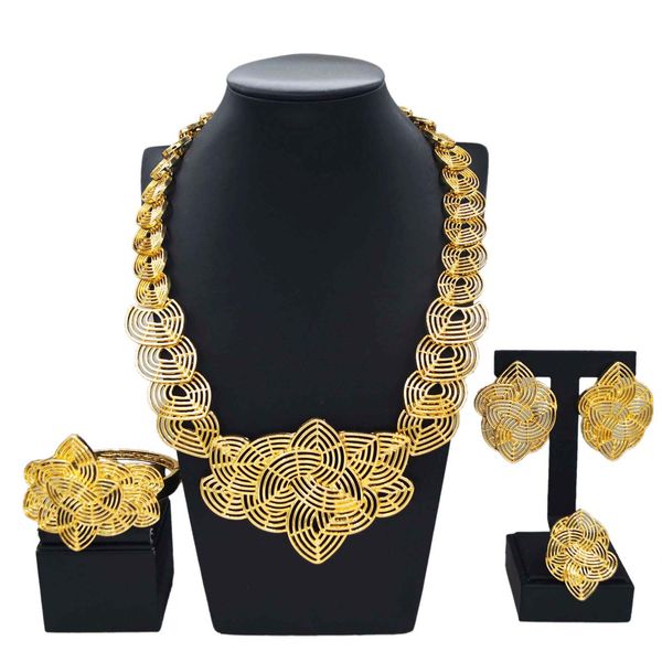 yulaili fashion new long chain dubai gold style necklace earrings jewelry se, Black
yulaili fashion new long chain dubai gold style necklace earrings jewelry se, Black