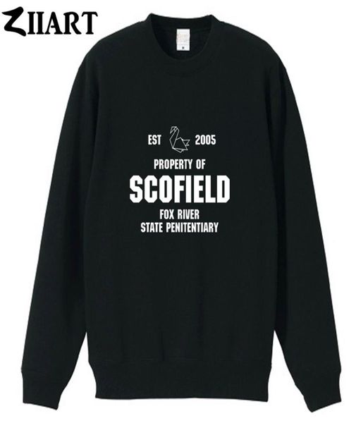 paper crane est 2005 prison break property of scofield fox river state penitentiary boys man autumn winter fleece sweatshirt 201121749890, Black
paper crane est 2005 prison break property of scofield fox river state penitentiary boys man autumn winter fleece sweatshirt 201121749890, Black