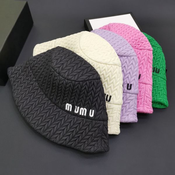 mi pleated fisherman cap for women summer day is a niche thin casual style embroidered lettered bucket hat, Blue;gray
mi pleated fisherman cap for women summer day is a niche thin casual style embroidered lettered bucket hat, Blue;gray