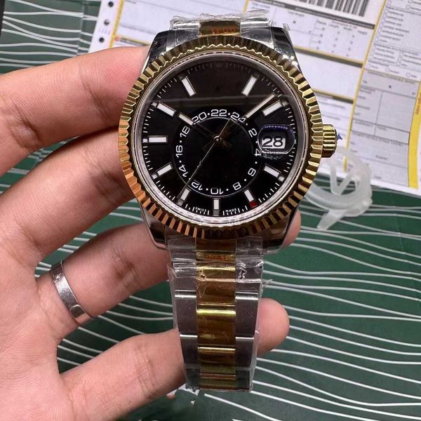mens watch 2tone gold case 9001 automatic mechanical movement watches sapphire fashion business wristwatch waterproof 904l stainless steel w, Slivery;brown
mens watch 2tone gold case 9001 automatic mechanical movement watches sapphire fashion business wristwatch waterproof 904l stainless steel w, Slivery;brown