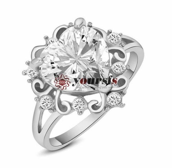 yoursfs rings romantic 18 k white gold plated rhainstone finger ring use austria crystal ocean heart wedding for women gift6479724, Silver
yoursfs rings romantic 18 k white gold plated rhainstone finger ring use austria crystal ocean heart wedding for women gift6479724, Silver
