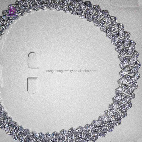 factory price 925 sterling silver 20mm 22mm vvs moissanite diamond necklace miami custom cuban link chain
factory price 925 sterling silver 20mm 22mm vvs moissanite diamond necklace miami custom cuban link chain