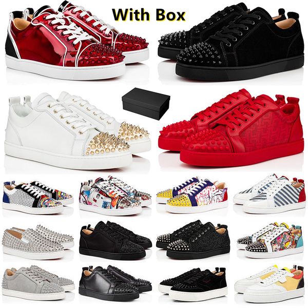 with box designer mens low dress casual shoes sneakers fashion black white camo green glitter grey pink leather suede men women spikes train
with box designer mens low dress casual shoes sneakers fashion black white camo green glitter grey pink leather suede men women spikes train