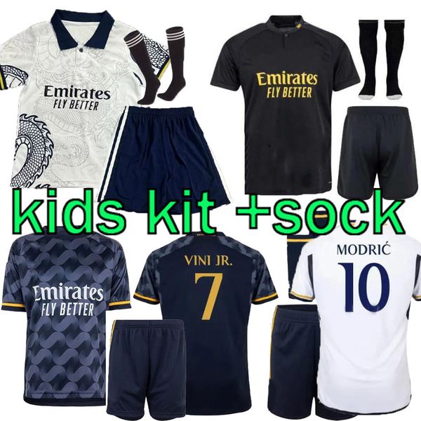 23/24 vini jr soccer jerseys home away kids kit special edition football shirt camavinga alaba modric valverde fans jersey, Black
23/24 vini jr soccer jerseys home away kids kit special edition football shirt camavinga alaba modric valverde fans jersey, Black