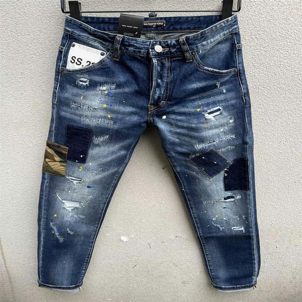 dsq phantom turtle men's jeans classic fashion man jeans hip hop rock moto mens casual design ripped jeans distressed skinny 242k, Blue
dsq phantom turtle men's jeans classic fashion man jeans hip hop rock moto mens casual design ripped jeans distressed skinny 242k, Blue
