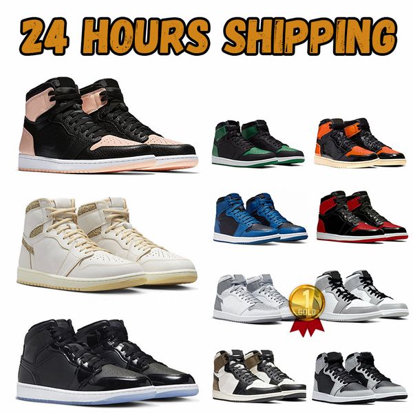 1 high og 1s basketball shoes jumpman lost and found skyline men sneakers university blue space jam patent bred gorgemocha starfish trainers