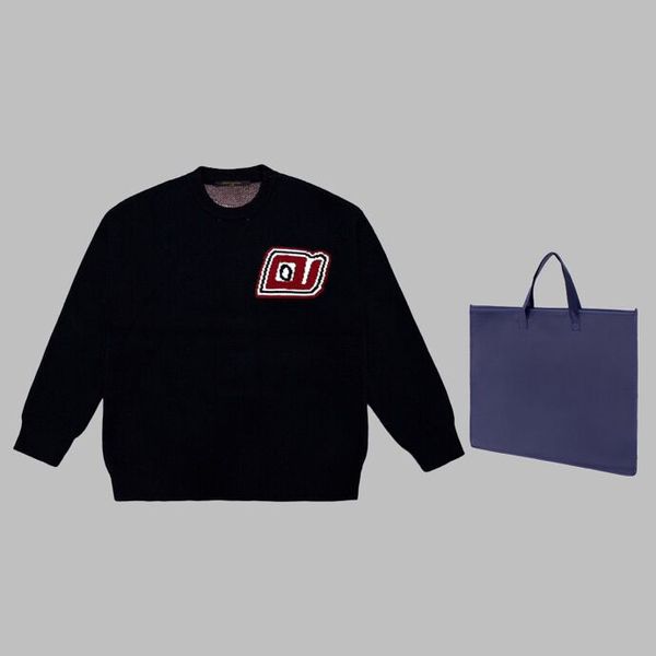 2023 autumn and winter pullover long-sleeved fashion sweater for men and women the same classic black and white sweater 1h2c410, Black;brown
2023 autumn and winter pullover long-sleeved fashion sweater for men and women the same classic black and white sweater 1h2c410, Black;brown