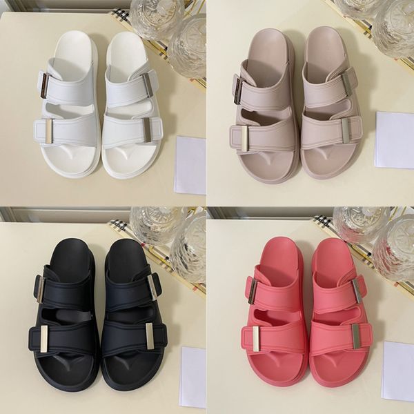 2023 new type slippers designer womens thick sole velcro open toe matsutake flat bottom casual beach sandal slippers, Black
2023 new type slippers designer womens thick sole velcro open toe matsutake flat bottom casual beach sandal slippers, Black